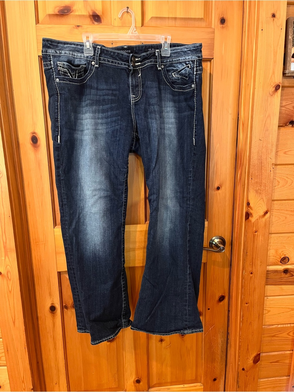 Vigoss Dark Blue Bootcut Women's Jeans
